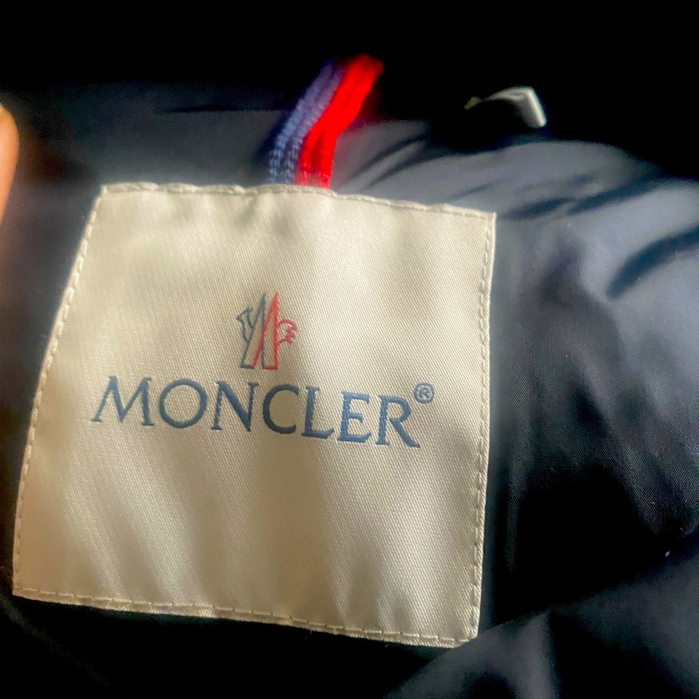 Moncler coat as is best offer